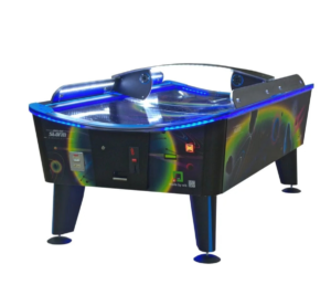 Table à palet ed la marque Wik. Air Hockey Strom noir. Sud Automatic