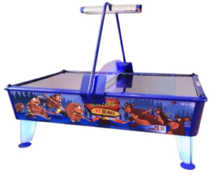 Table à palet de lamarque wik. Air Hockey Beavers vs Bears. Sud Automatic