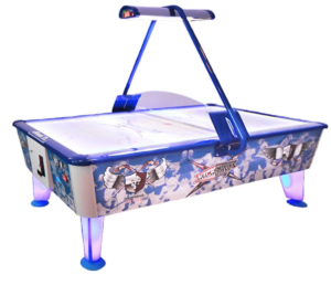 Table à palet e la marque Wik. Air Hockey Kickshot. Sud Automatic