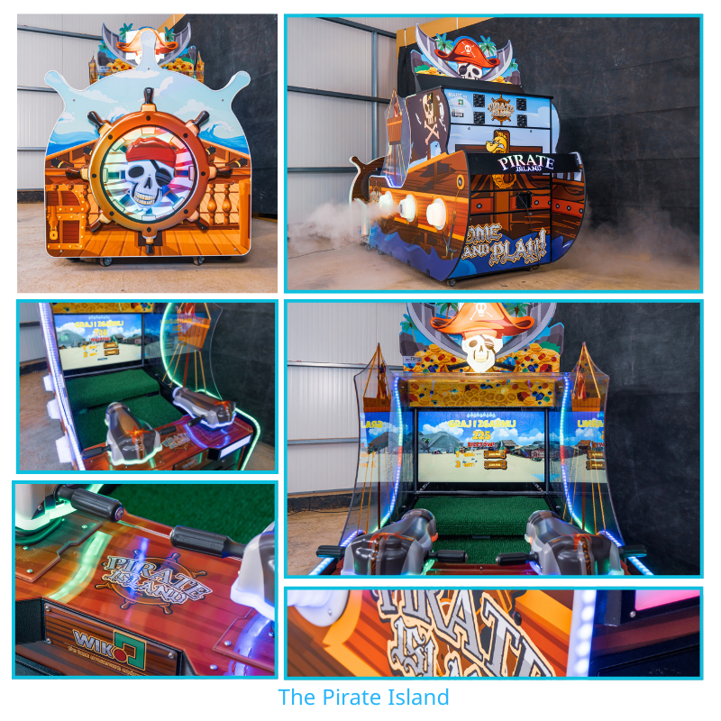 découvrez The Pirate Island et ses effets de fumée spectaculaires chez Walaps !