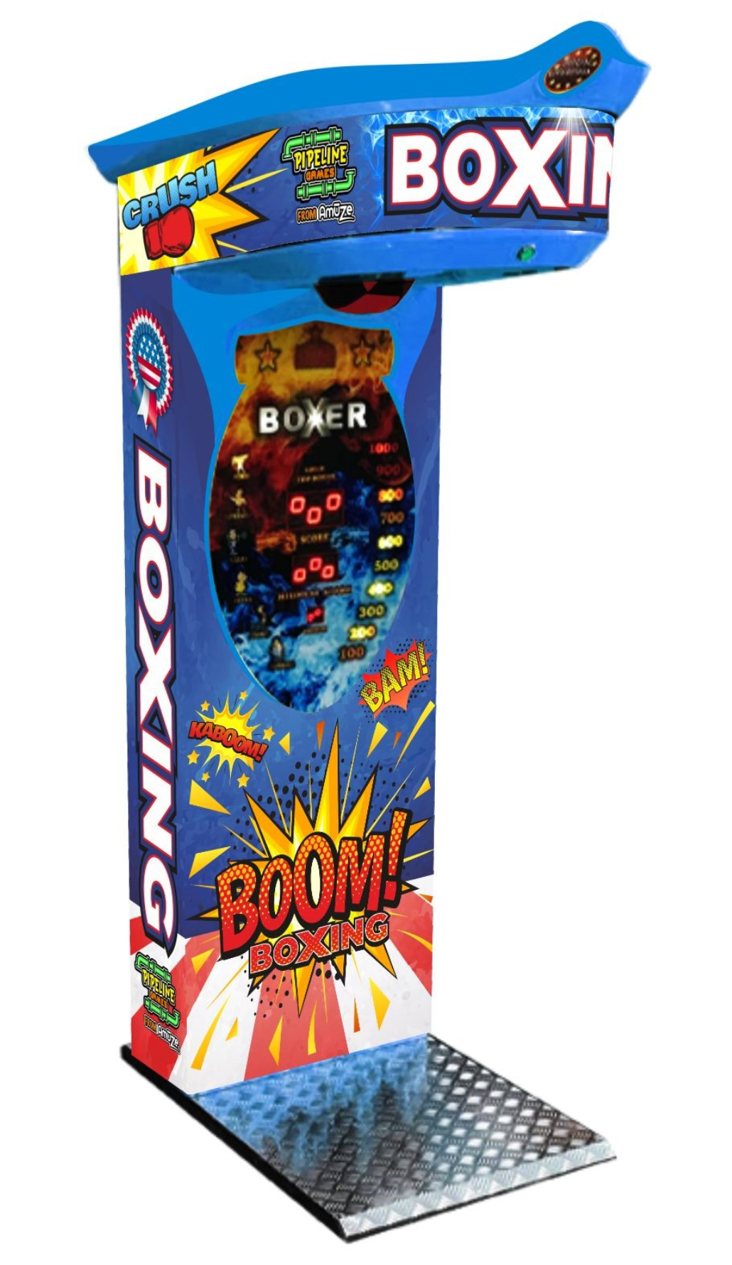 Boxer bleu Boom standard Natpol. Sud AUTOMATIC