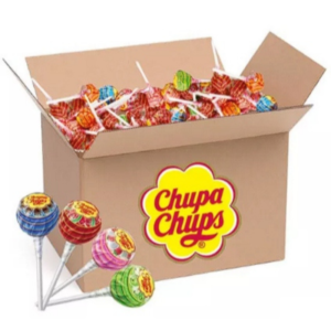 Carton de mix best of 1200 Chupa Chups. Sud Automatic