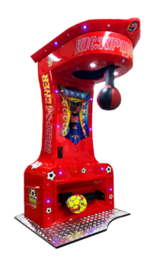 Jeux de force Boxer double, coup de poing coup de pieds. Rouge Natpol KickPuncher. Sud Automatic