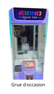 Grue d'occasion foraine. Crazy Toy 3. Sud Automati