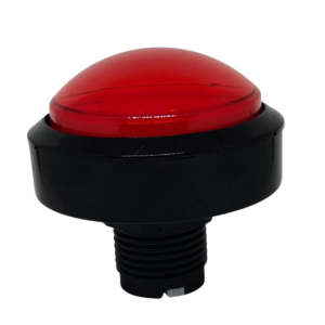 "Remplacez facilement vos pièces usées avec le bouton rouge 62.5 mm pour jeux de réflexe, compatible Catch the Light, Neuron Race et Whack Attack."