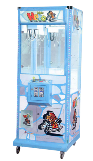 Jeux à pince. Grue d'occasion Knight Héro Spéciale mix bonbons et peluches. Sud Automatic
