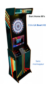 Fléchette Dart Home 80's cible Lit Boart V2