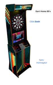 Fléchette home 80's cible Dash