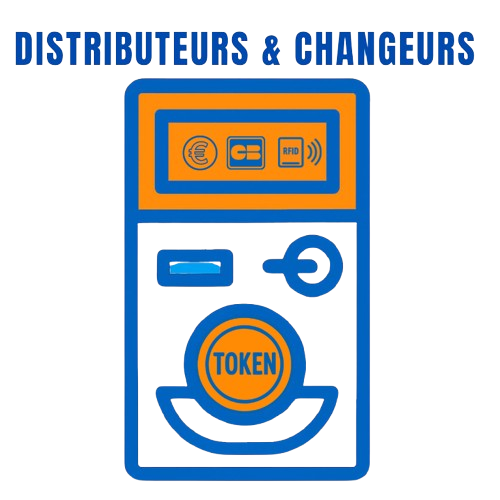 Distributeur de jeton et changeur de monnaie de chez SUD AUTOMATIC