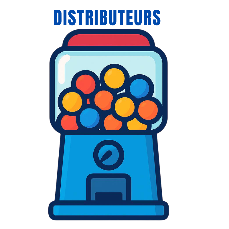 Distributeurs de bonbon, sucettes vendu par SUD AUTOMATIC