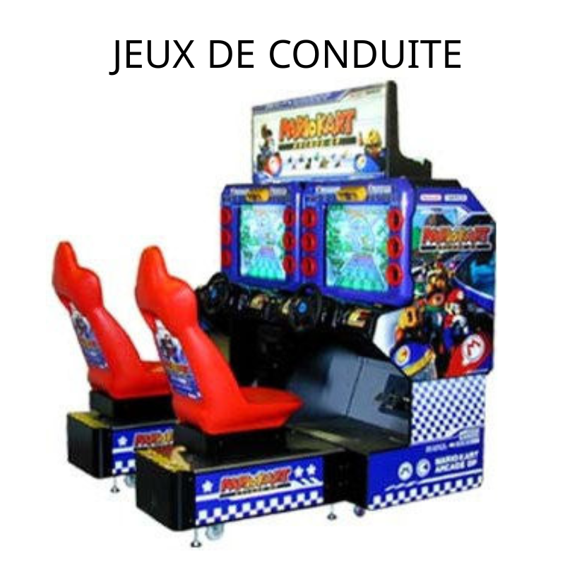 Jeux de conduite pour les location ou les événementiels. Sud Automatic