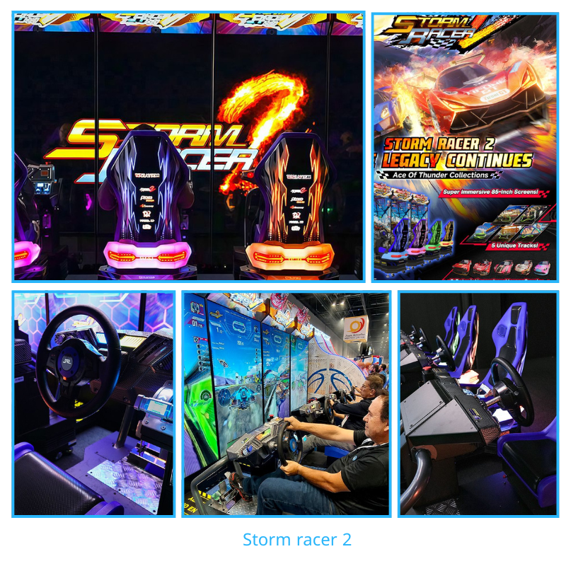 Découvrez le Storm Racer 2 par Walaps. Écran 4K géant de 85 pouces, siège pneumatique et mode 4 joueurs. Paiement en 3x disponible !