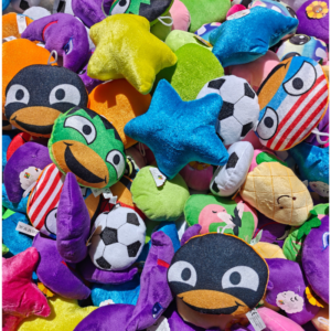 250 peluches ECO standards pour grues foraines. Sud Automatic