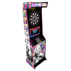 Jeu de fléchettes électronique pour maison Marilyn avec cible DASH Sud Automatic