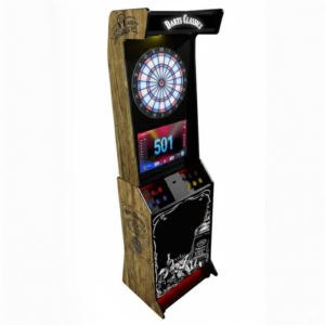 Borne de fléchettes connectée Darts ClassicsLitboard V2 chez Sud Automatic. couleur marron