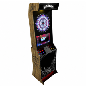 Machine de fléchettes connectée pour salon Jack Daniel's Marron avec cible Litboard V2